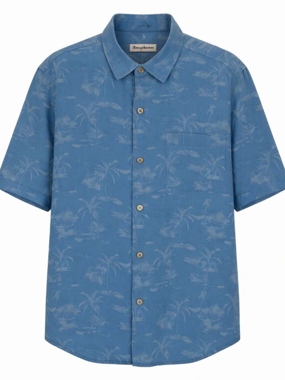 Tommy Bahama Men's Hawaiian Shirt L Blue